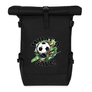Balle de football - Quelle sauvegarde! - Sac à dos roll top - noir - Devant