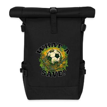 Balle de football - Quelle sauvegarde! - Sac à dos roll top - noir - Devant