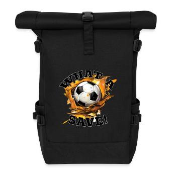 Balle de football - Quelle sauvegarde! - Sac à dos roll top - noir - Devant