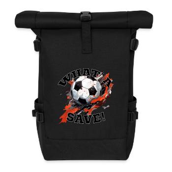 Ballon de football - Quelle économie ! - Sac à dos roll top - noir - Devant