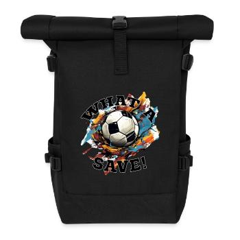 Balle de football - Quelle sauvegarde! - Sac à dos roll top - noir - Devant