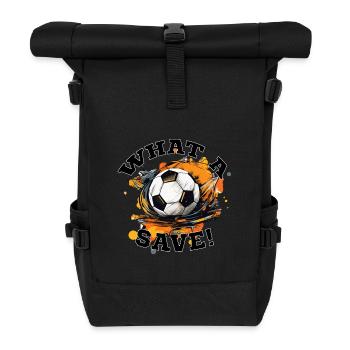 Balle de football - Quelle sauvegarde! - Sac à dos roll top - noir - Devant
