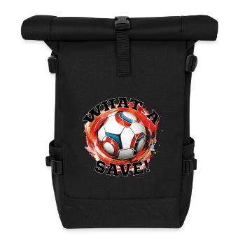 Balle de football - Quelle sauvegarde! - Sac à dos roll top - noir - Devant