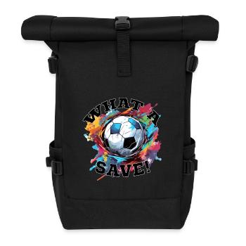Balle de football - Quelle sauvegarde! - Sac à dos roll top - noir - Devant