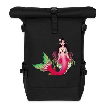 Seressa - Sac à dos roll top - noir - Devant