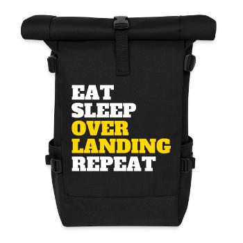 Overlanding Zubehör, Overlanding Gear, Offroad - Rolltop Rucksack - Schwarz - Vorne