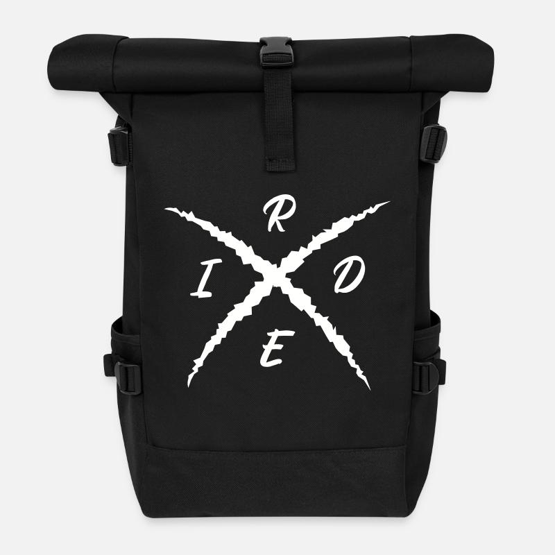 ride - Rolltop Rucksack - Schwarz