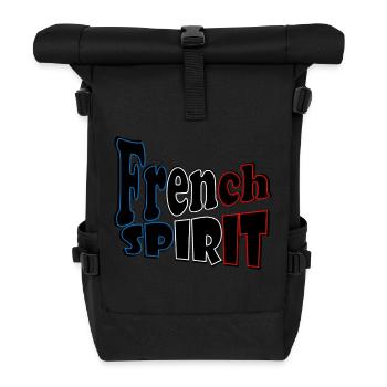 French Spirit BBR - Roll Top Backpack - black - Front