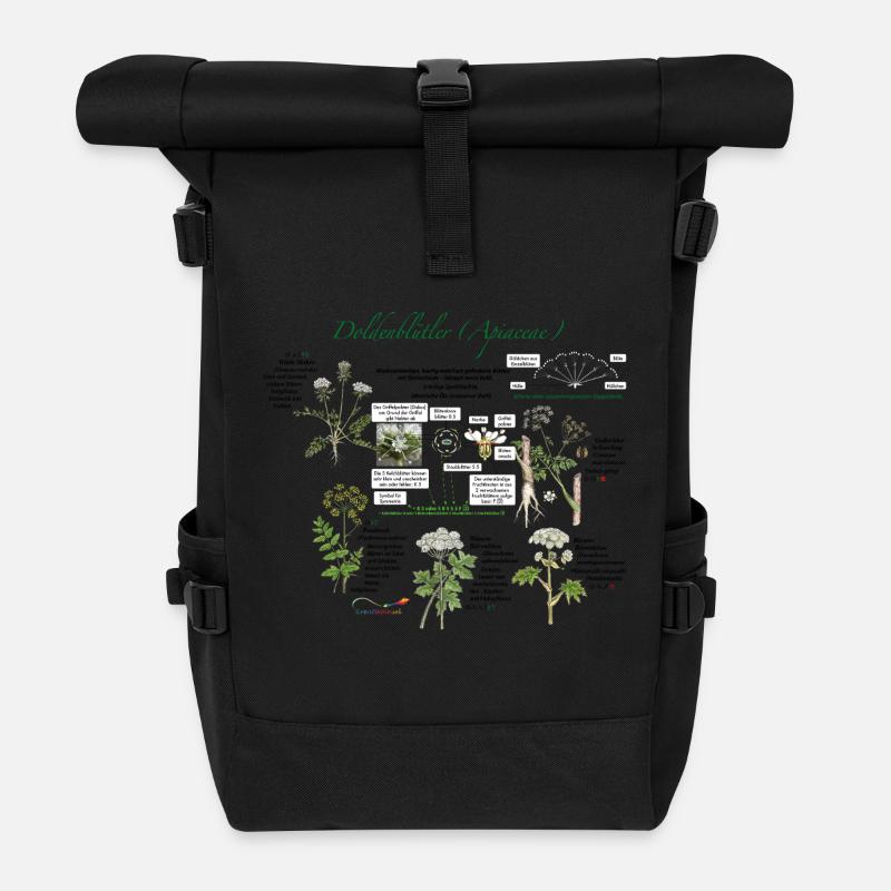 Ommelliférence - Sac à dos roll top - noir