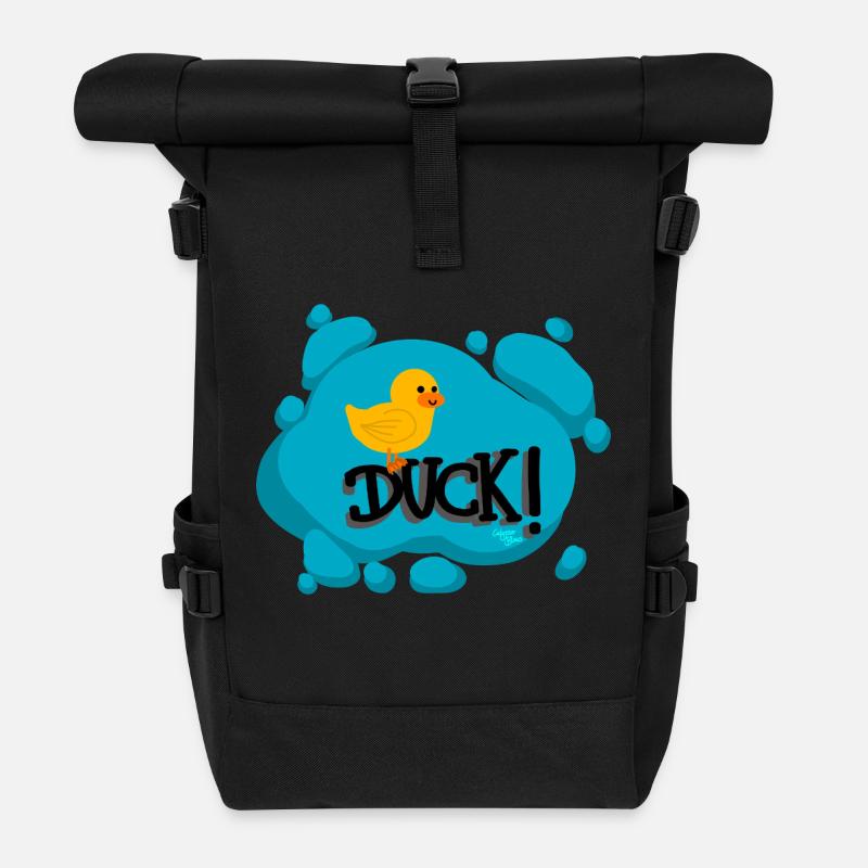 Duck! - Calypso Blous - Rolltop Rucksack - Schwarz