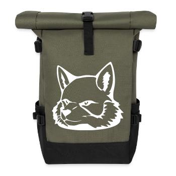 Fuchs - Rolltop Rucksack - Olive/Schwarz - Vorne