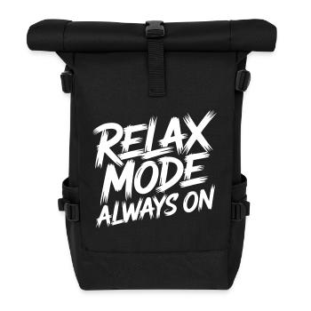 Mode détendu toujours activé - Sac à dos roll top - noir - Devant