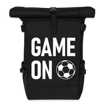 Match de football de fußball lancé - Sac à dos roll top - noir - Devant