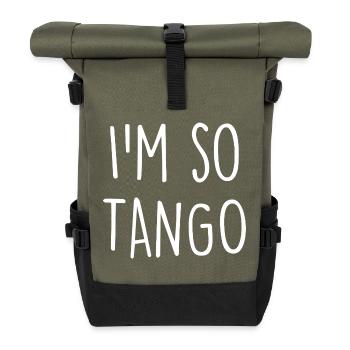 Tango Dancer - Rolltop Rucksack - Olive/Schwarz - Vorne