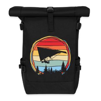 Paraglider Paraglider Paragliding Paragliding - Roll Top Backpack - black - Front