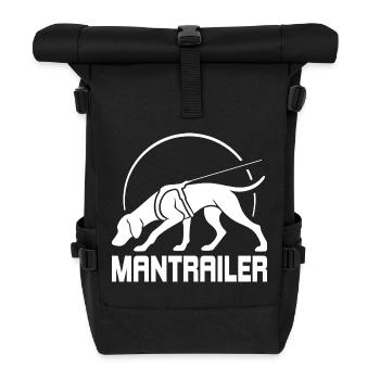 Vizsla MANTRAILER Suchhunde Hunde Hund Wilsigns - Rolltop Rucksack - Schwarz - Vorne