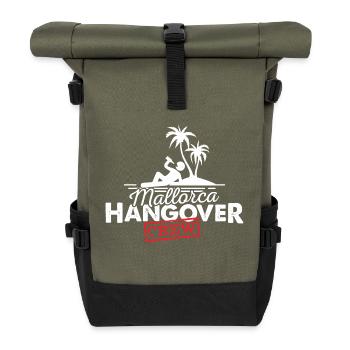 Mallorca Hangover Crew Malle - Rolltop Rucksack - Olive/Schwarz - Vorne