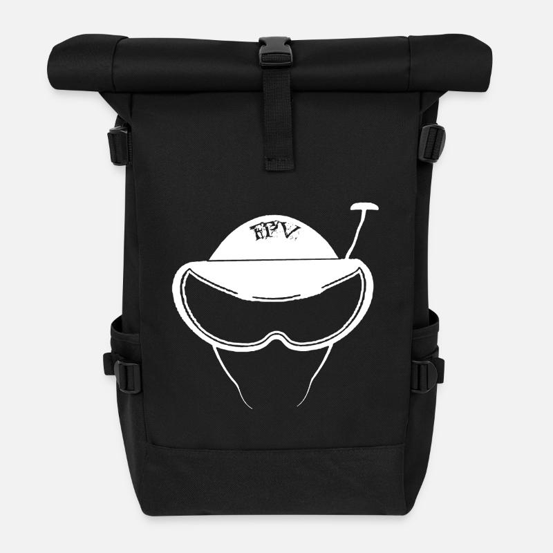 FPV Pilot - Roll Top Backpack - black