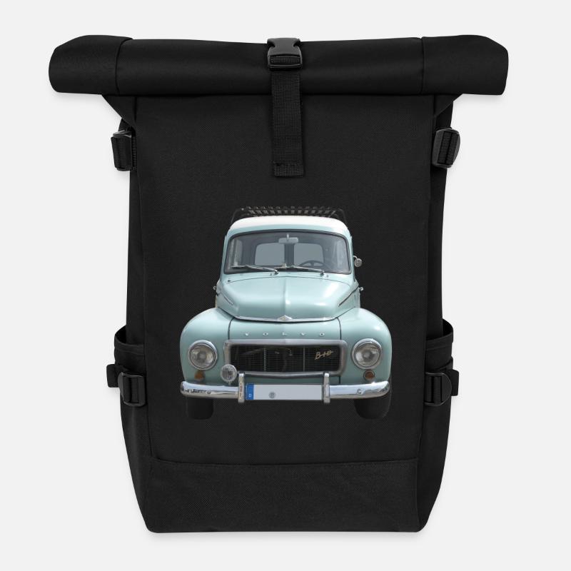 Buckelvolvo voiture ancienne - Sac à dos roll top - noir