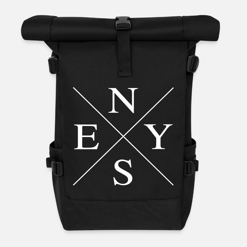 NYSE | New York Stock Exchange - Rolltop Rucksack - Schwarz