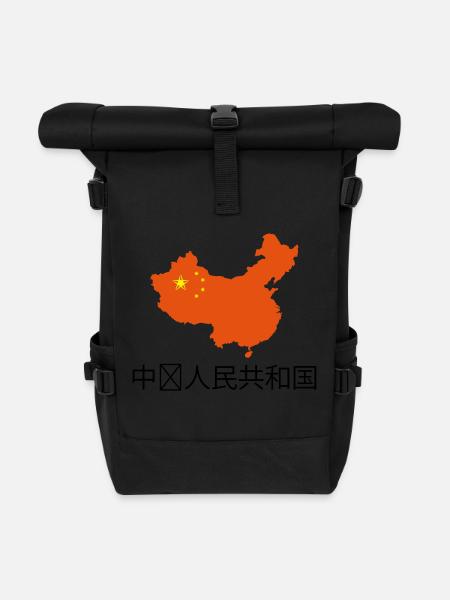 china - Rolltop Rucksack - Schwarz