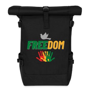 Freedom - Rolltop Rucksack - Schwarz - Vorne