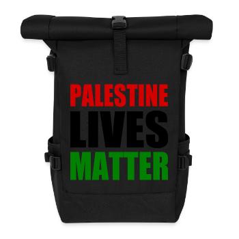 palestine lives matter - Sac à dos roll top - noir - Devant