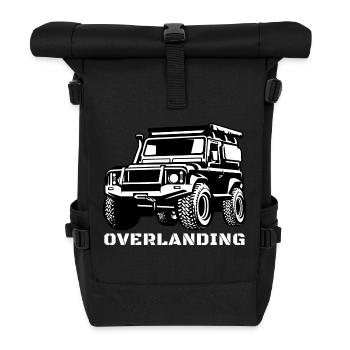 Overlanding Zubehör, Overlanding Gear, Offroad - Rolltop Rucksack - Schwarz - Vorne