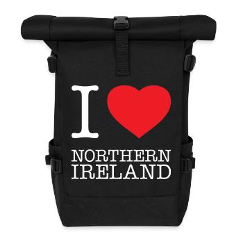 J’AIME L’IRLANDE DU NORD Nordirland - Sac à dos roll top - noir - Devant
