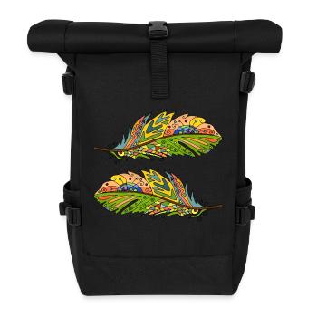 Stylo - Sac à dos roll top - noir - Devant