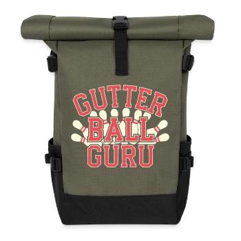 Gutter Ball Guru 14 - Rolltop Rucksack - Olive/Schwarz - Vorne