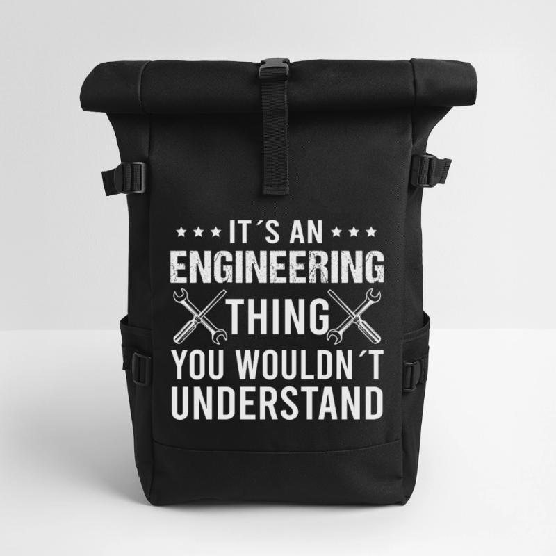 Mechanical Engineering Mechanical Engineer Roll Top Backpack