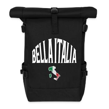 Bella Italia - Roll Top Backpack - black - Front