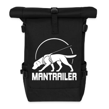 Labrador MANTRAILER Suchhunde Hunde Hund Wilsigns - Rolltop Rucksack - Schwarz - Vorne