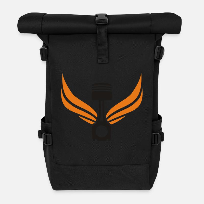 Kolben 2fbg - Rolltop Rucksack - Schwarz