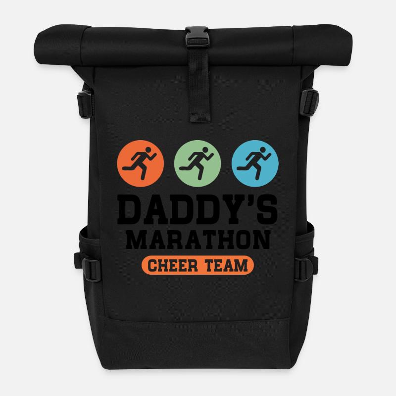 Marathon Cheer Team - Rolltop Rucksack - Schwarz