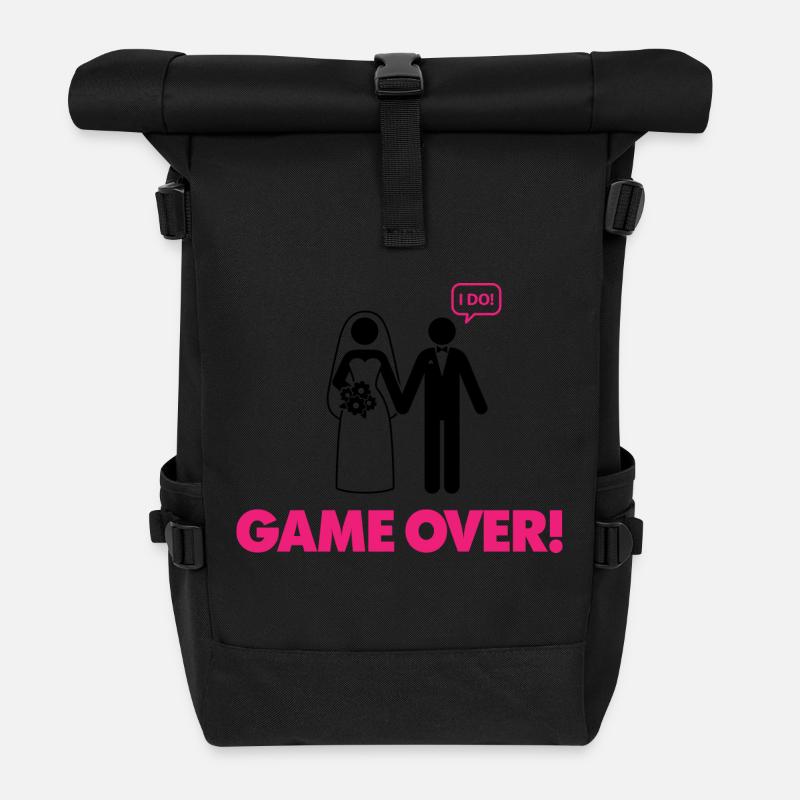Fin du jeu. Je suis marié. - Sac à dos roll top - noir
