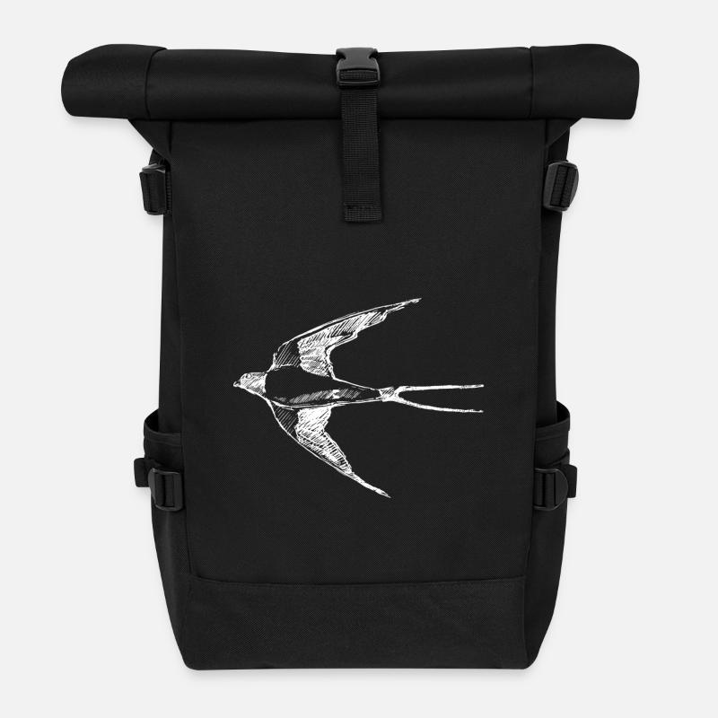avaler - Sac à dos roll top - noir
