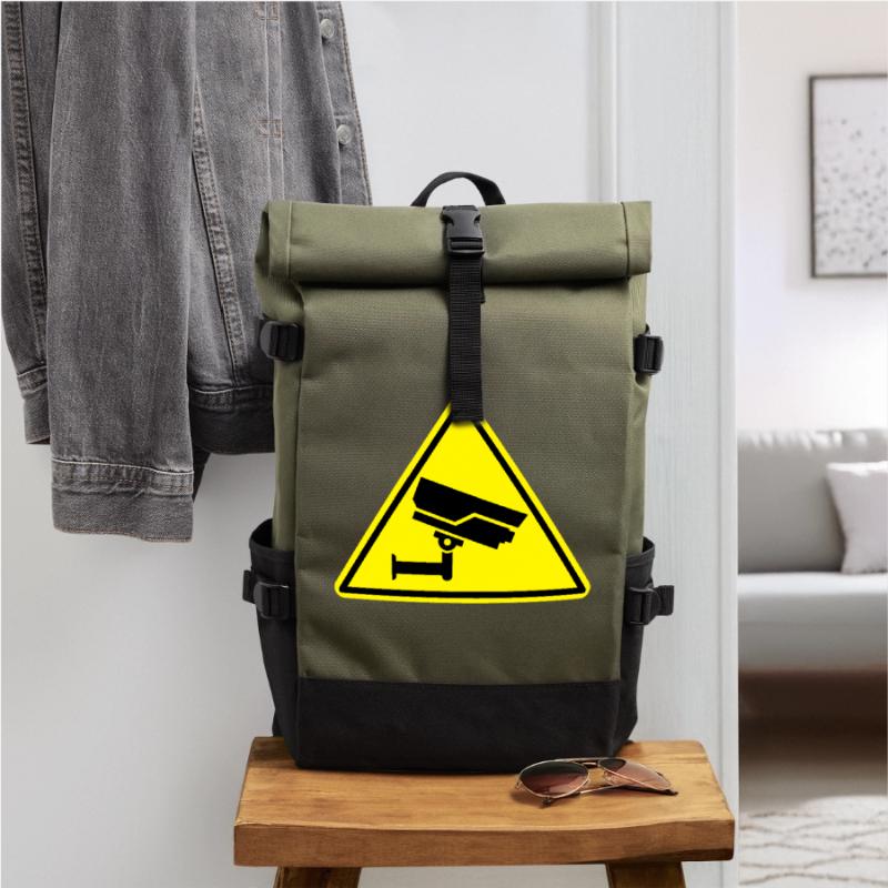 caméra de sécurité caméra de sécurité Sac à dos roll top