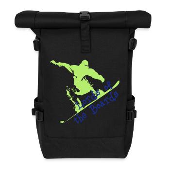 Lord's boards - Roll Top Backpack - black - Front