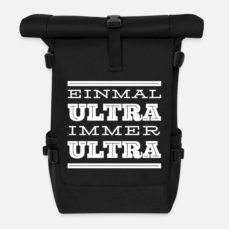 Calligraphie ultra-légale unique - Sac à dos roll top - noir