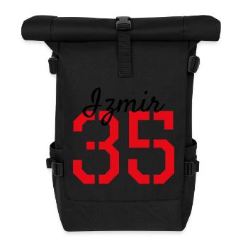 Izmir 35 Türkei - Rolltop Rucksack - Schwarz - Vorne
