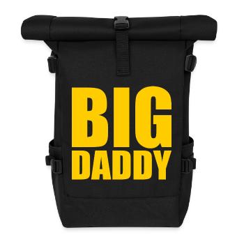 BIG DADDY - Roll Top Backpack - black - Front