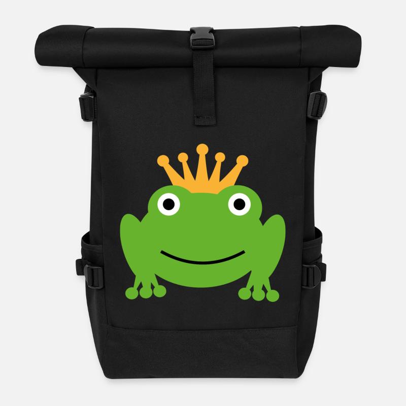 Froschkönig - Rolltop Rucksack - Schwarz