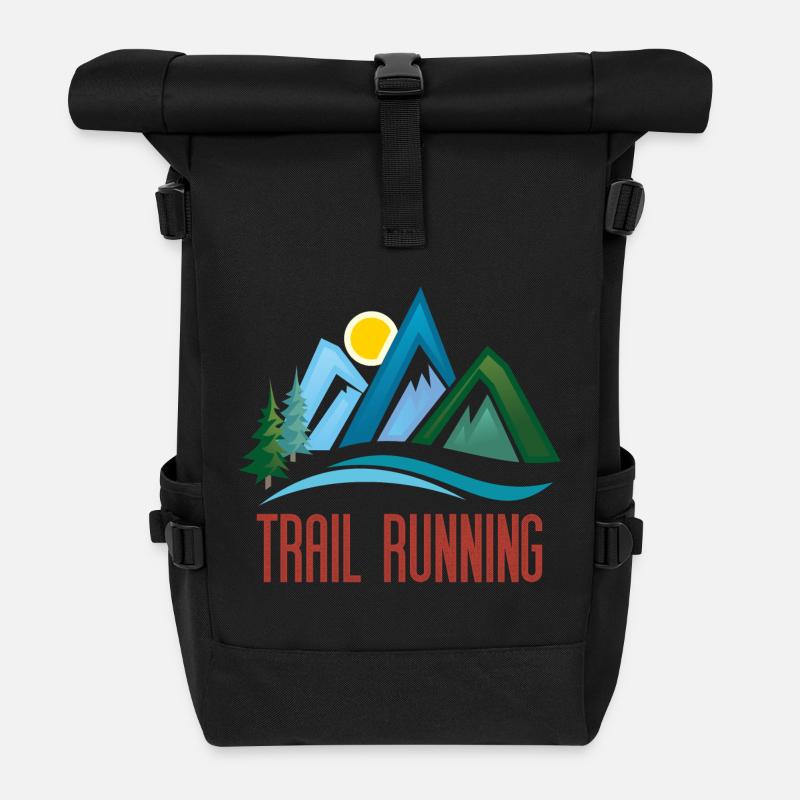 Trail Running - Sac à dos roll top - noir