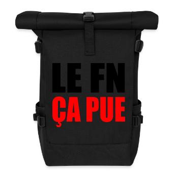 le fn ça pue - Sac à dos roll top - noir - Devant