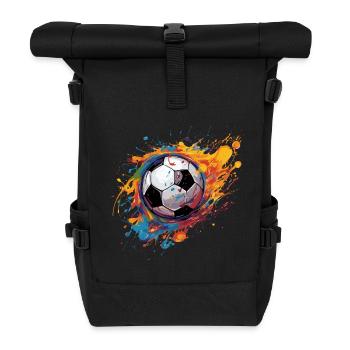 Football - Sac à dos roll top - noir - Devant
