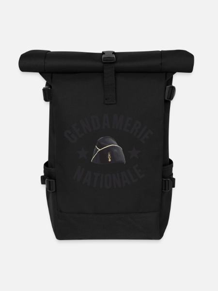 Gendarmerie Nationale - Sac à dos roll top - noir