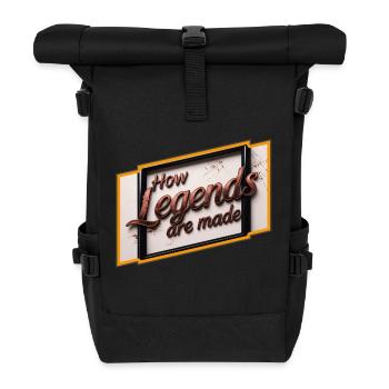 Wie Legenden geboren werden - Rolltop Rucksack - Schwarz - Vorne