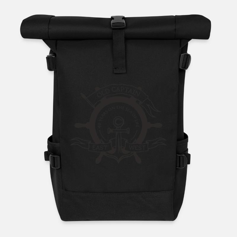Vierzig - Rolltop Rucksack - Schwarz